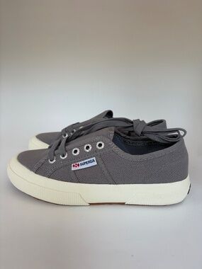 Superga 2750 Cotu Classic Sneakers in Bluish Gray - Women's Size 6 (NWT)